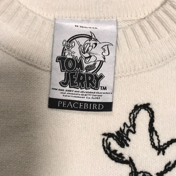 Tom and Jerry adult pullover sweater by Peacebird - Picture 5 of 6